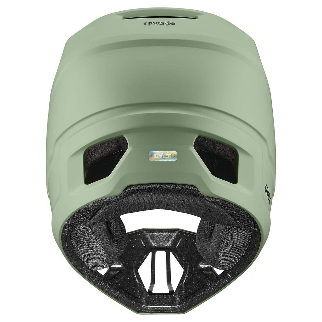 Uvex ravage moss green-black matt 52-55
