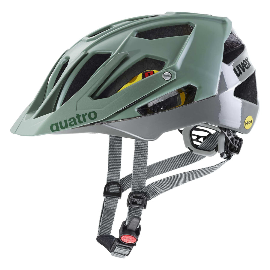 Uvex quatro cc MIPS moss grn-rhn m 52-57