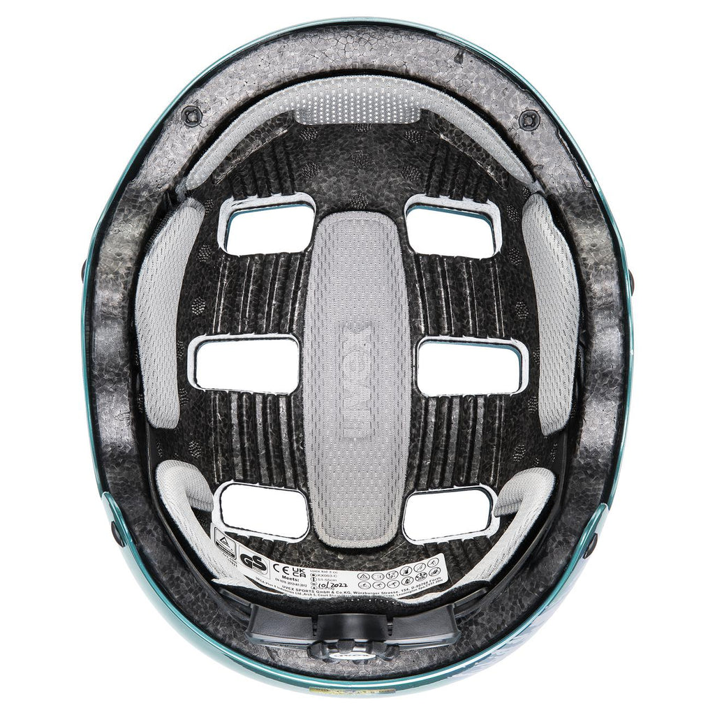 uvex kid 3 teal-silver 51-55