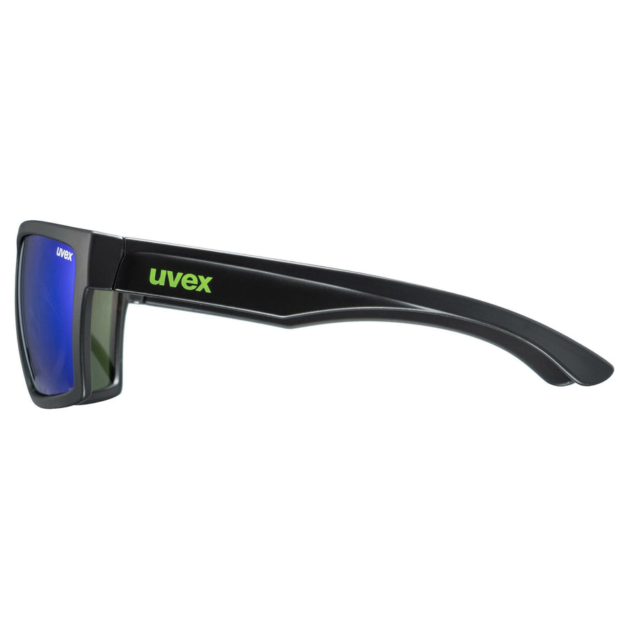uvex LGL 29 black mat / mirror green