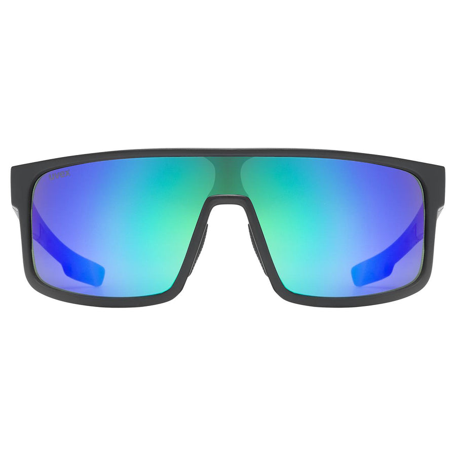uvex LGL 51 black mat/mir.green