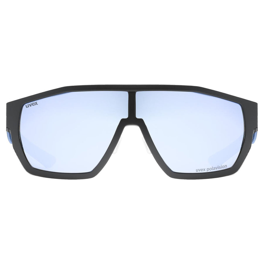 uvex mtn style P black-blue matt/mir.blu