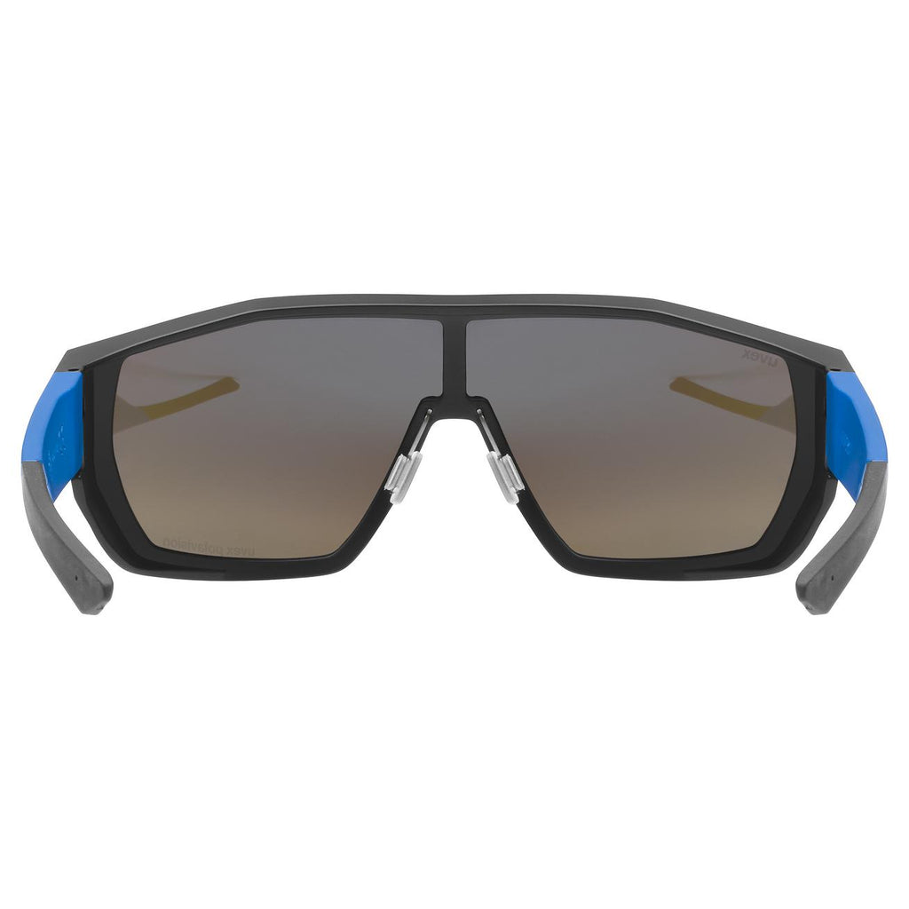 uvex mtn style P black-blue matt/mir.blu