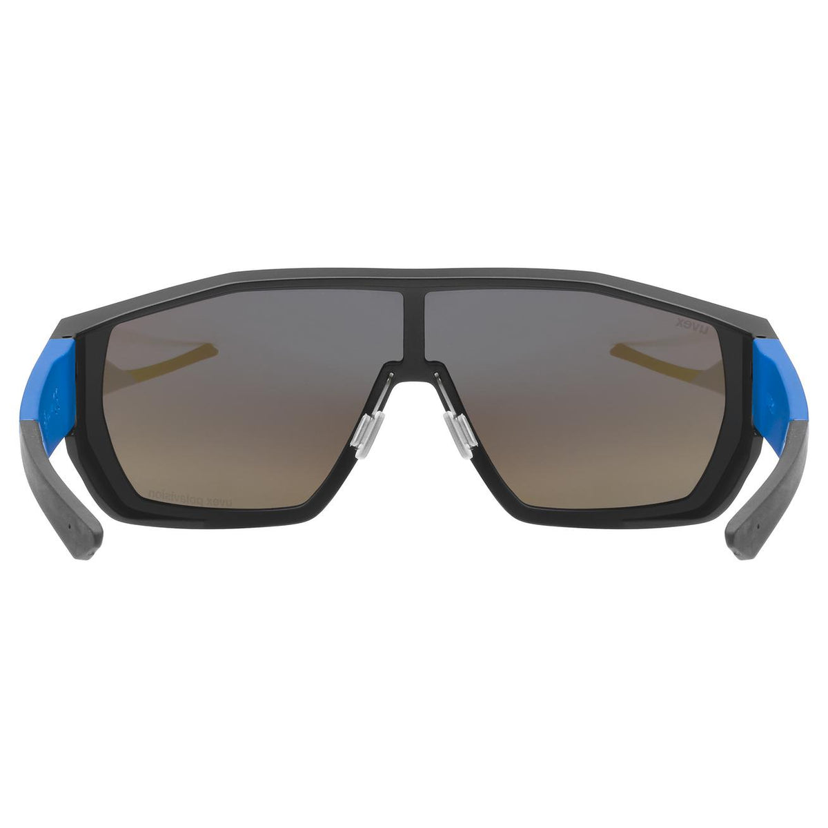 uvex mtn style P black-blue matt/mir.blu