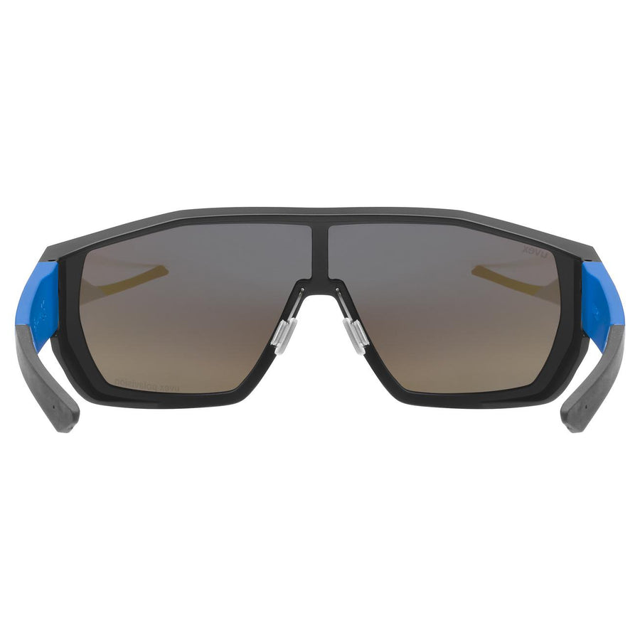 uvex mtn style P black-blue matt/mir.blu
