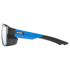 uvex mtn style P black-blue matt/mir.blu