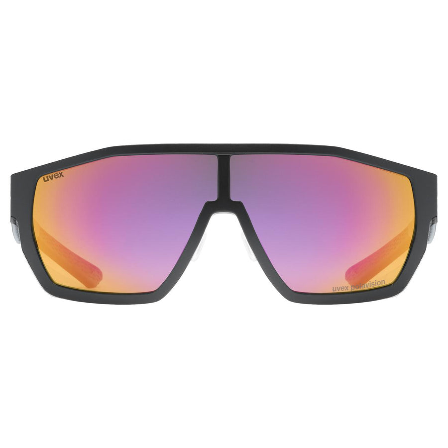 uvex mtn style P black-grey matt/mir.red