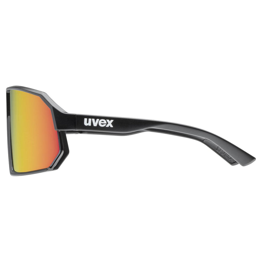 uvex sportstyle 237 black m./mir.red