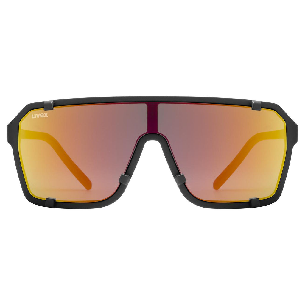 uvex esntl epic black matt/mir.red