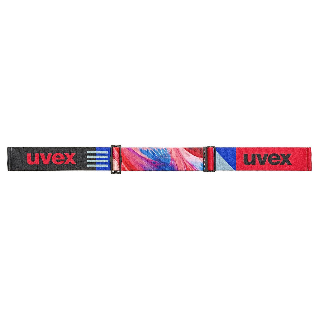 uvex athletic FM black matt dl/red-clear
