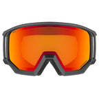 uvex athletic FM black matt dl/red-clear