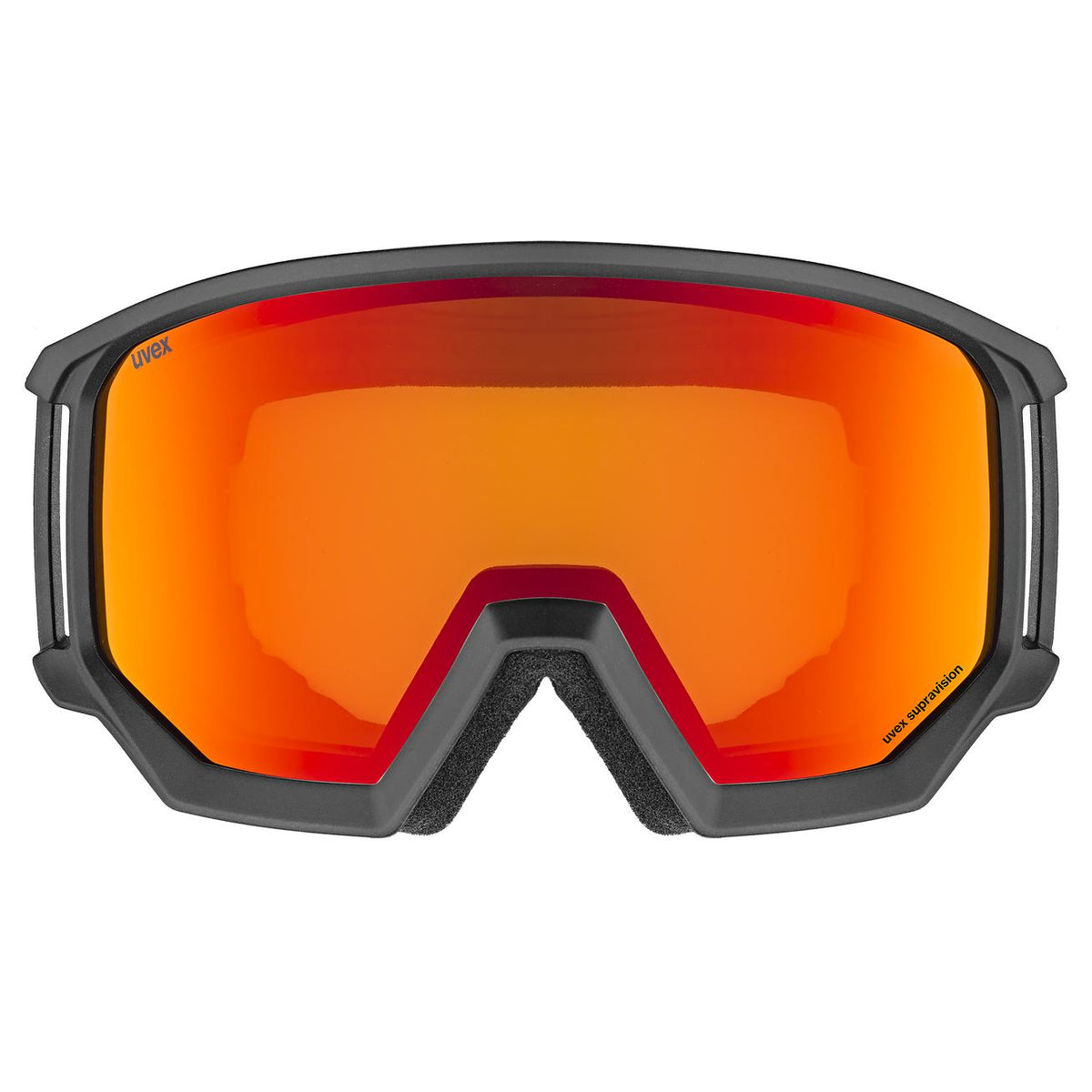 uvex athletic FM black matt dl/red-clear