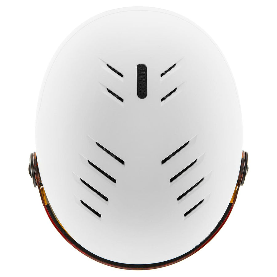 uvex rocket jr visor white-black