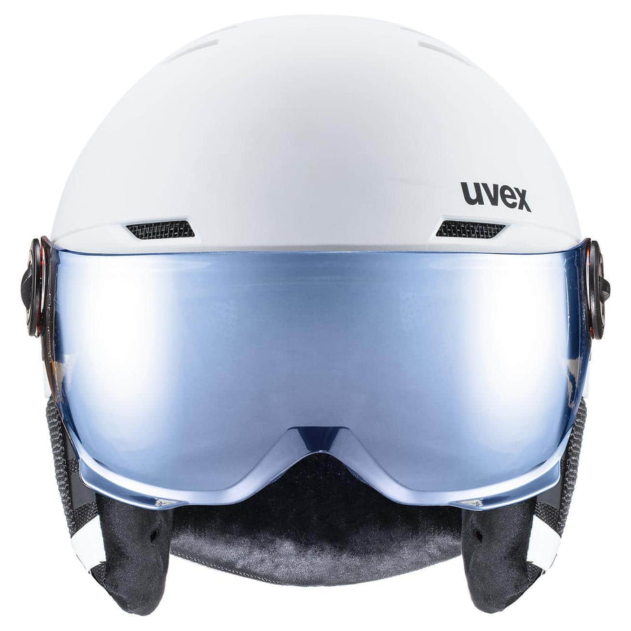 uvex rocket jr visor white-black
