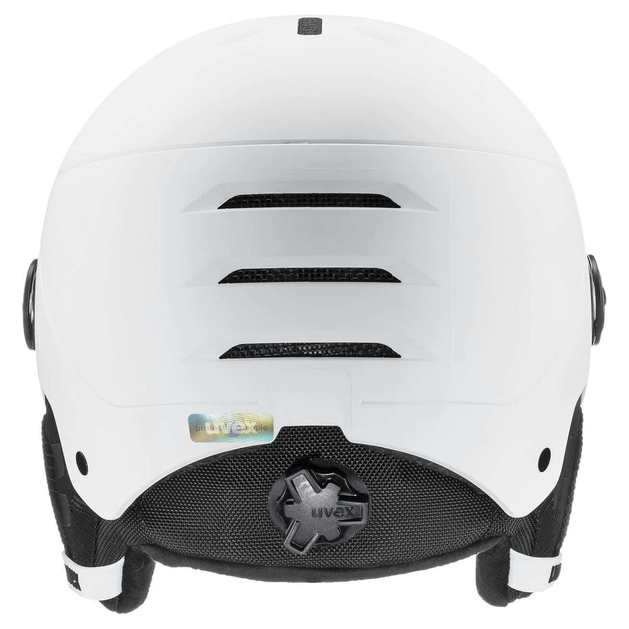 uvex rocket jr visor white-black