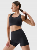 4F SHORT TIGHTS FNK, DEEP BLACK/021