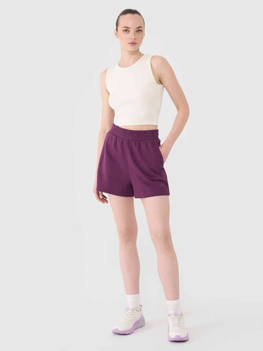 4F SHORTS CAS, DARK VIOLET/542