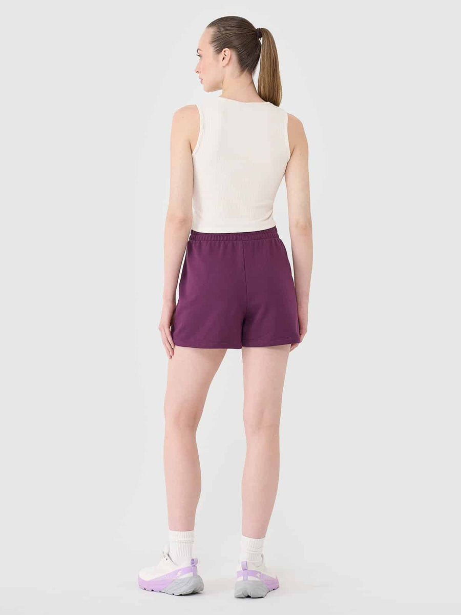 4F SHORTS CAS, DARK VIOLET/542