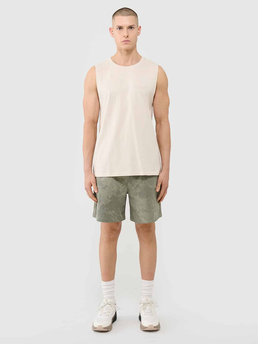 4F SHORTS CAS, OLIVE ALLOVER