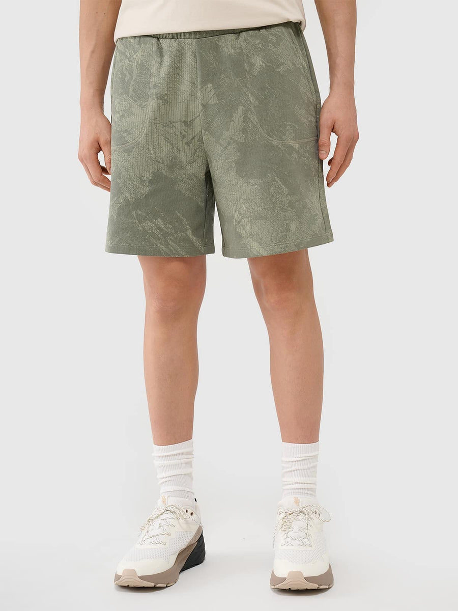 4F SHORTS CAS, OLIVE ALLOVER