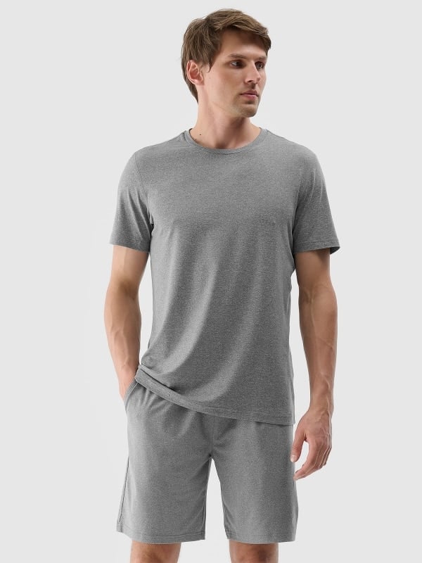 4F SHORTS FNK, GREY MELANGE/0911