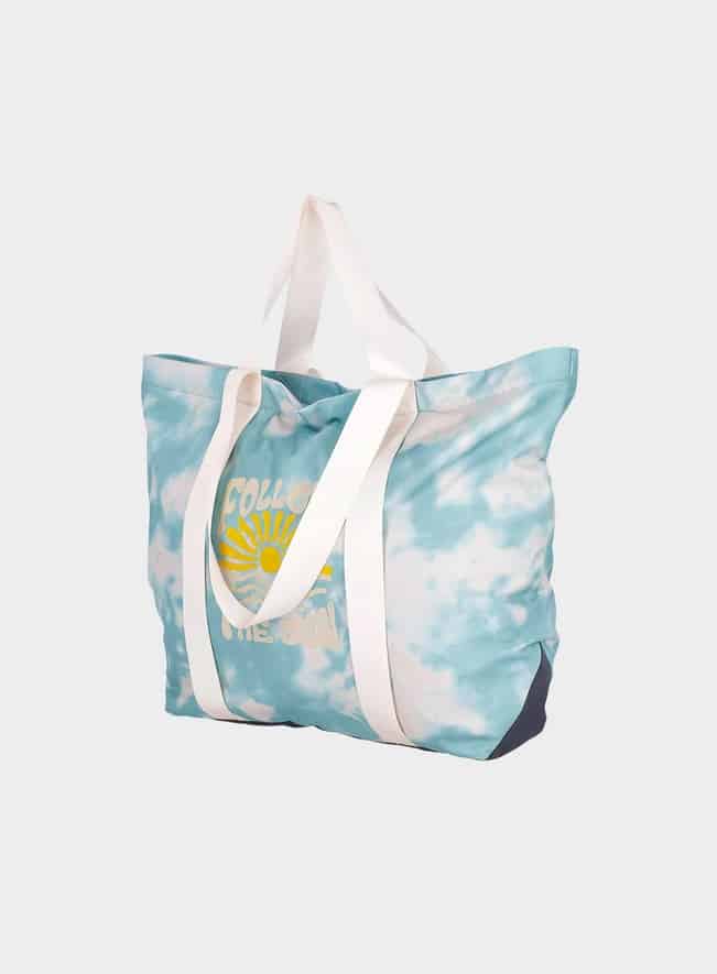 4F SHOULDER BAG, LIGHT BLUE