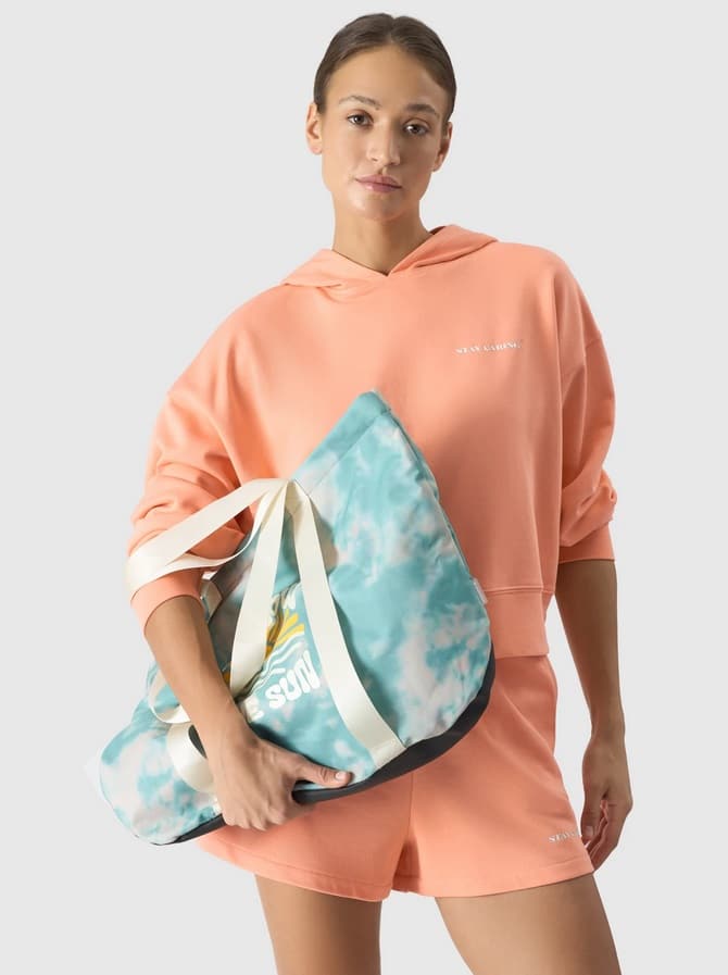 4F SHOULDER BAG, LIGHT BLUE