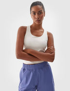 4F SLEEVELESS FNK, CREME