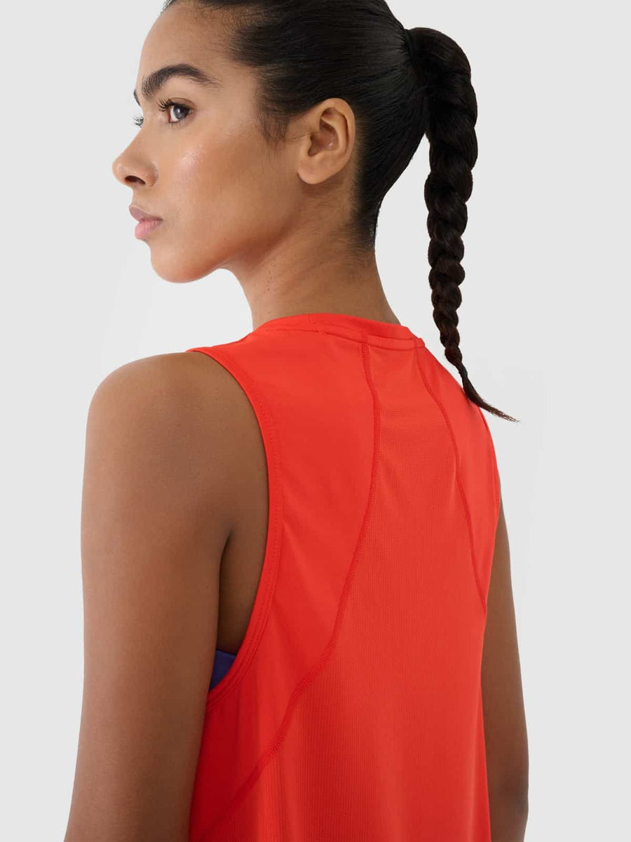 4F SLEEVELESS FNK, RED/415