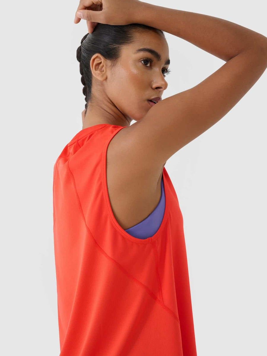4F SLEEVELESS FNK, RED/415