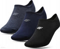4F SOCKS, NAVY MELANGE+NAVY+BLACK