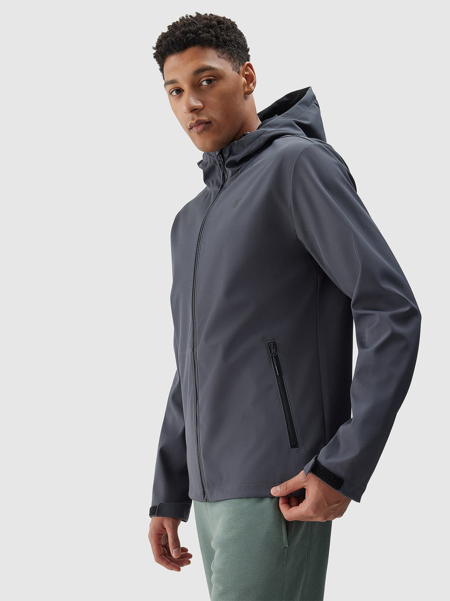 4F SOFTSHELL JACKET, ANTHRACITE/22s