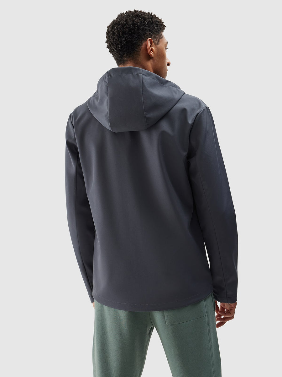 4F SOFTSHELL JACKET, ANTHRACITE/22s