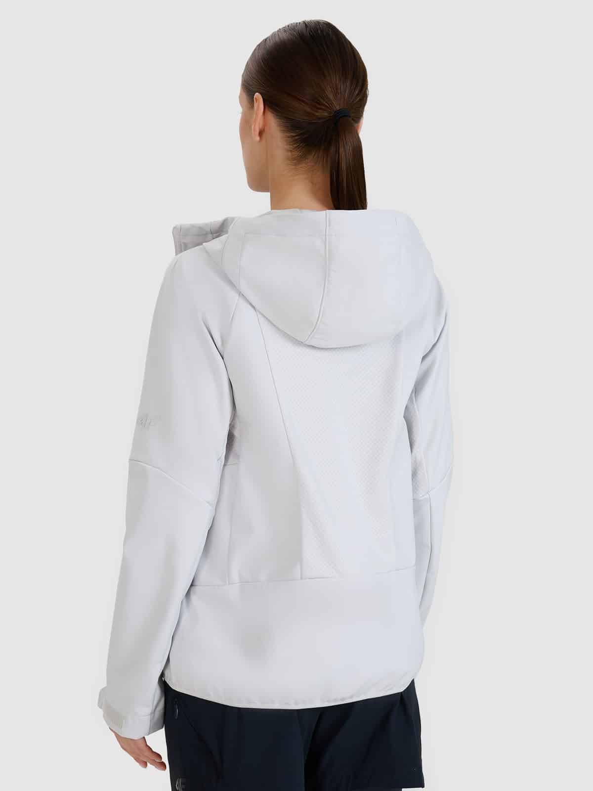 4F SOFTSHELL JACKET, COLD LIGHT GREY