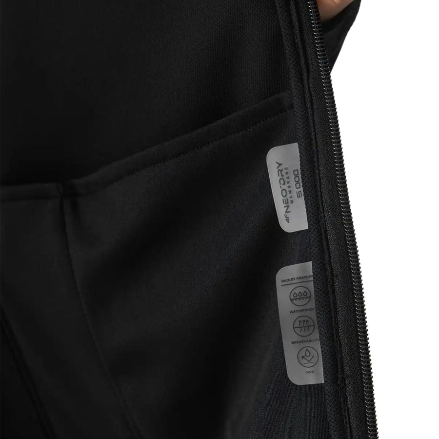 4F SOFTSHELL JACKET, DEEP BLACK