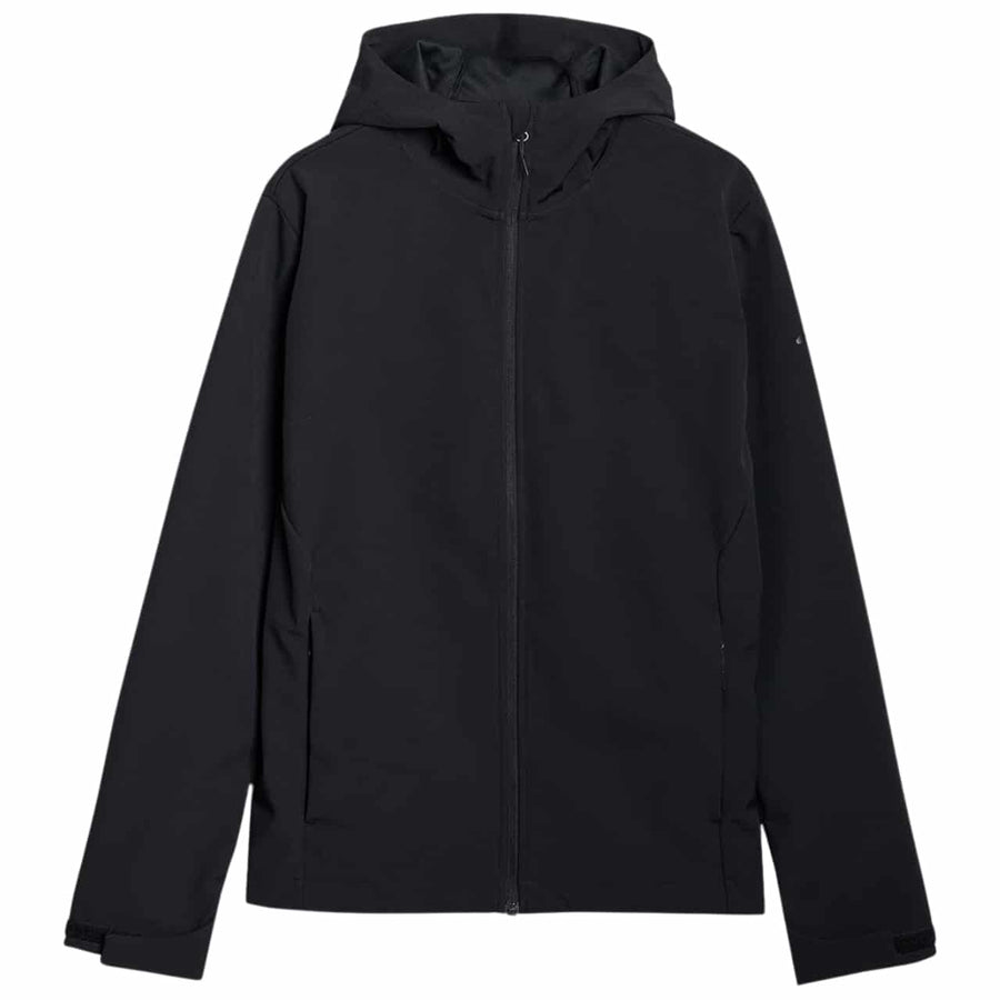 4F SOFTSHELL JACKET, DEEP BLACK