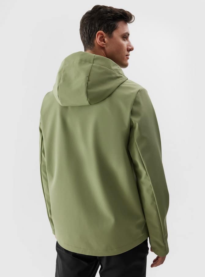 4F SOFTSHELL JACKET, KHAKI