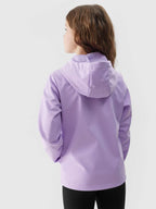 4F SOFTSHELL JACKET, LIGHT VIOLET kids