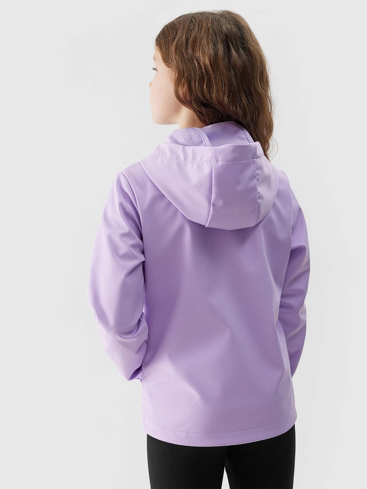 4F SOFTSHELL JACKET, LIGHT VIOLET kids