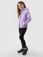 4F SOFTSHELL JACKET, LIGHT VIOLET kids