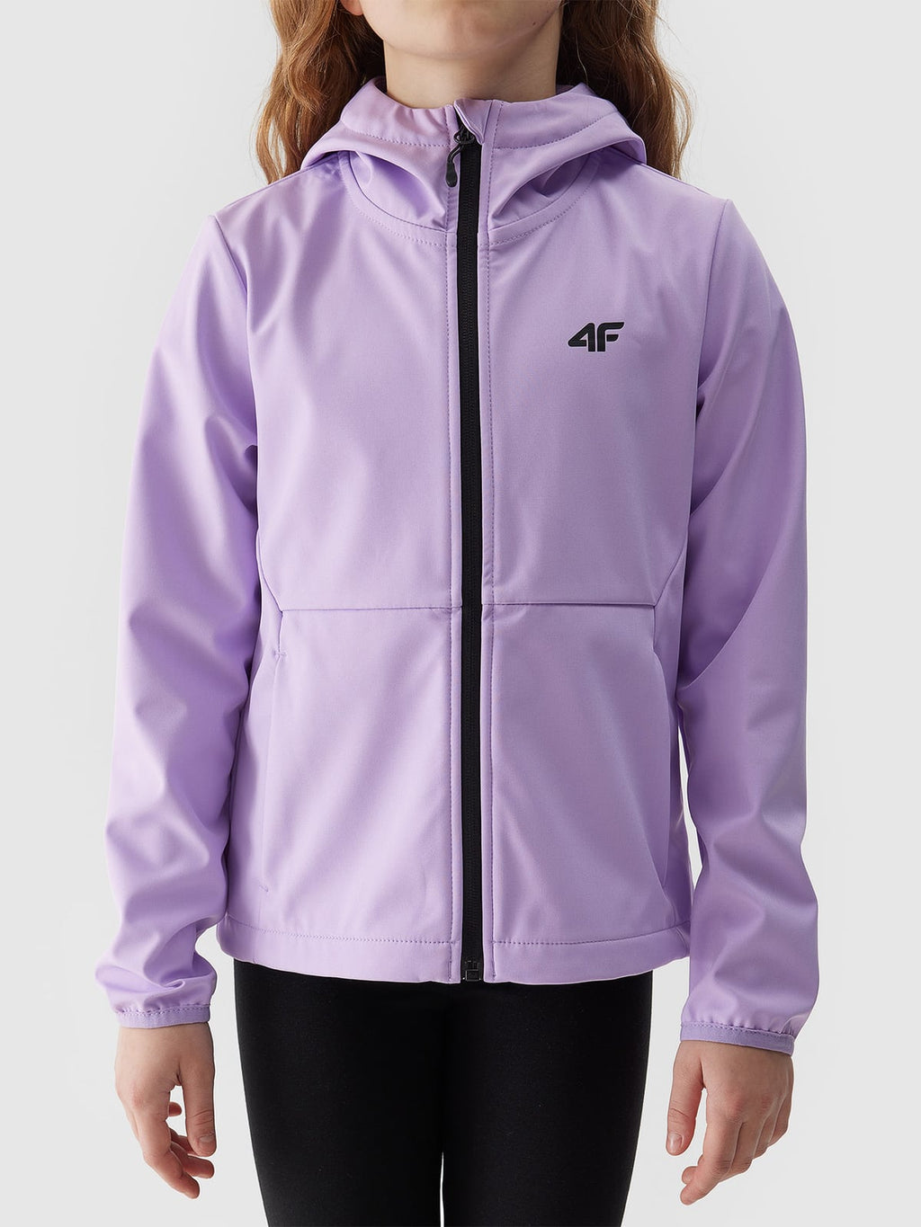 4F SOFTSHELL JACKET, LIGHT VIOLET kids