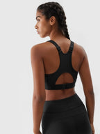 4F SPORT BRA, DEEP BLACK_20s