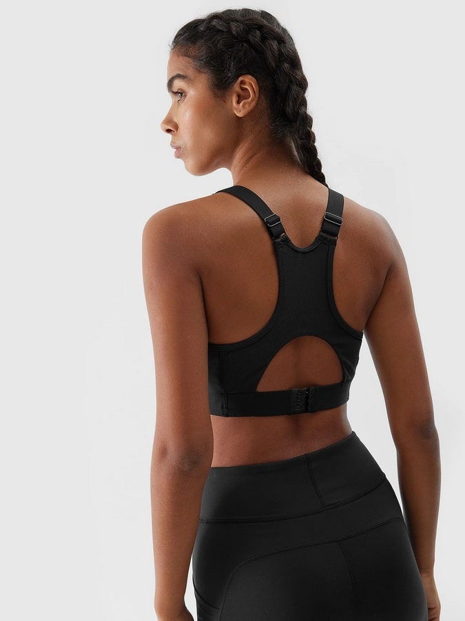 4F SPORT BRA, DEEP BLACK_20s