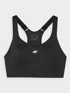 4F SPORT BRA, DEEP BLACK_20s