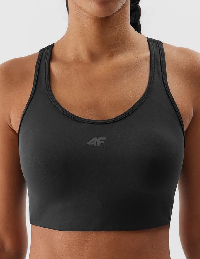 4F SPORT BRA, DEEP BLACK_20s
