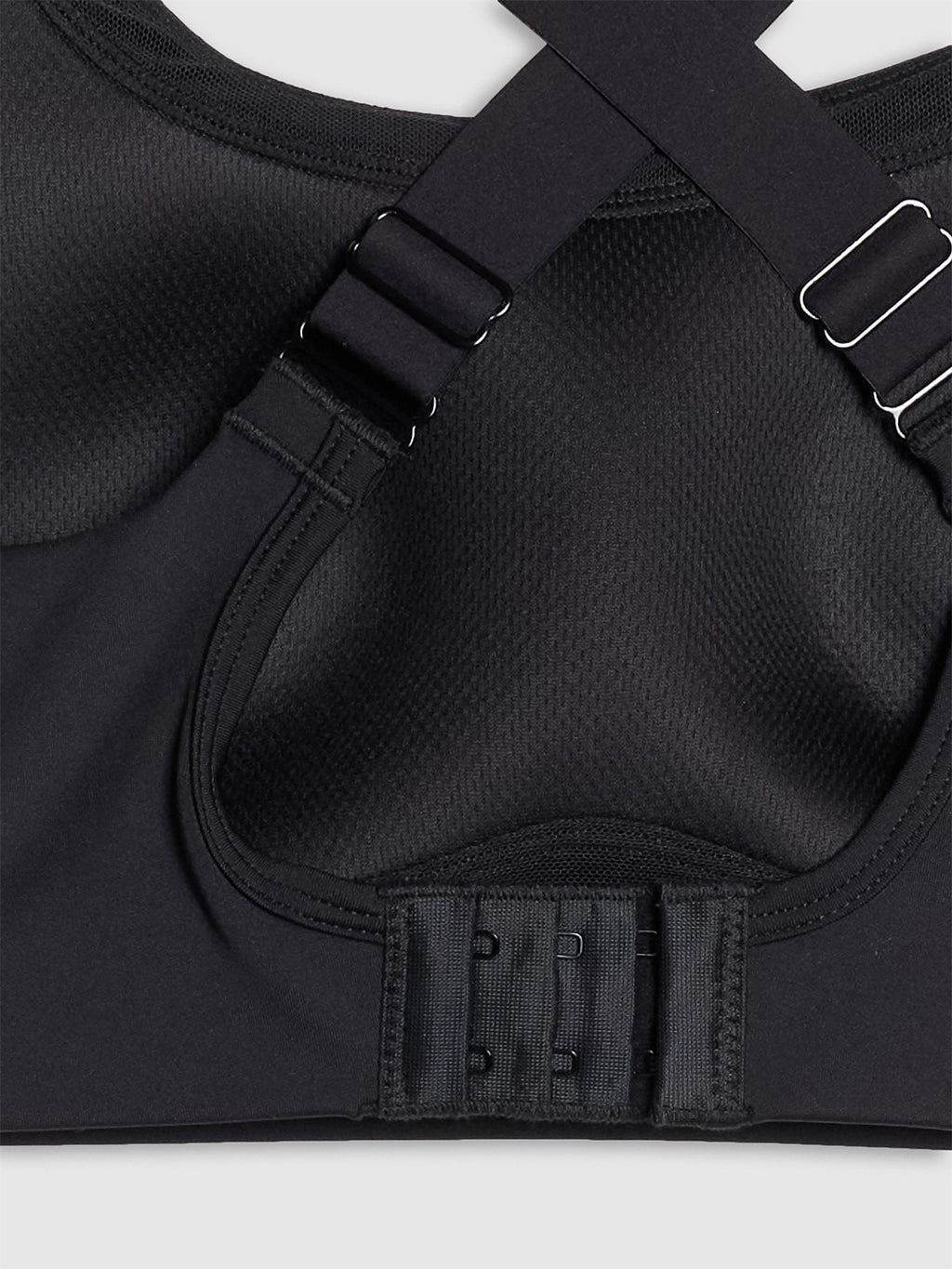 4F SPORT BRA, DEEP BLACK/164