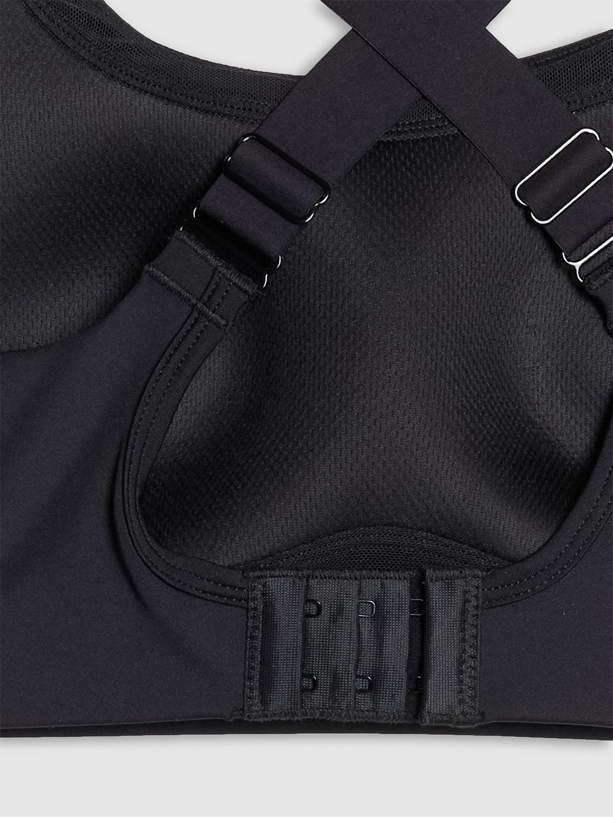 4F SPORT BRA, DEEP BLACK/164