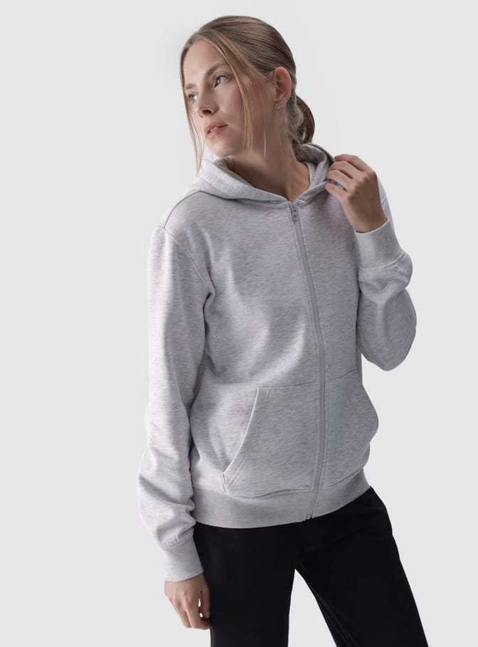 4F SWEATSHIRT, COLD LIGHT GREY MELANGE