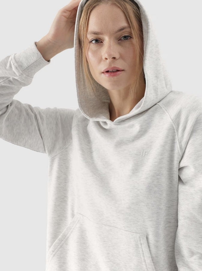 4F SWEATSHIRT, COLD LIGHT GREY MELANGE