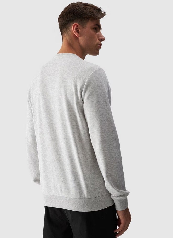 4F SWEATSHIRT, COLD LIGHT GREY MELANGE